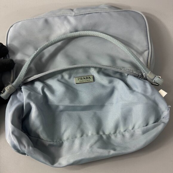 Authentic Prada Pochette Shouler Bag Tessuto Small - Picture 10 of 14